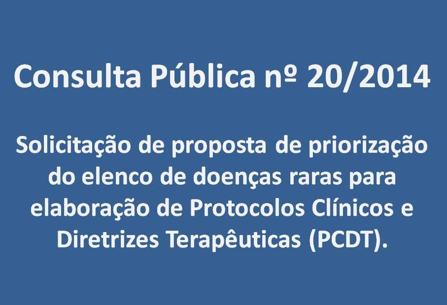 Consulta Pública nº 20